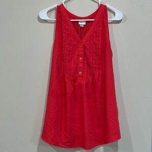 Beautiful Sleeveless Pink Dress Top By Merona